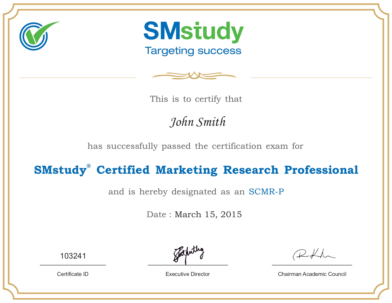 Certification Image