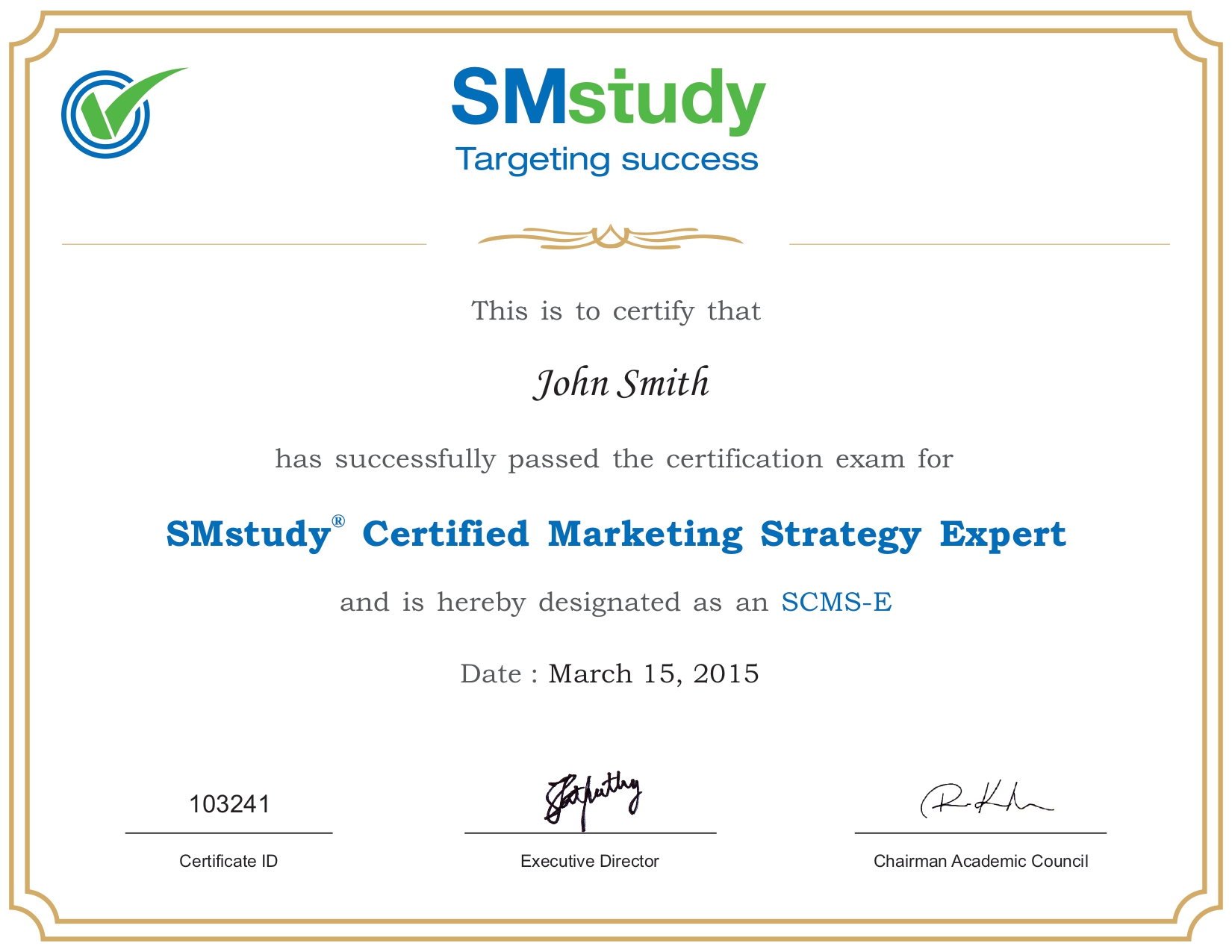 Certification Image