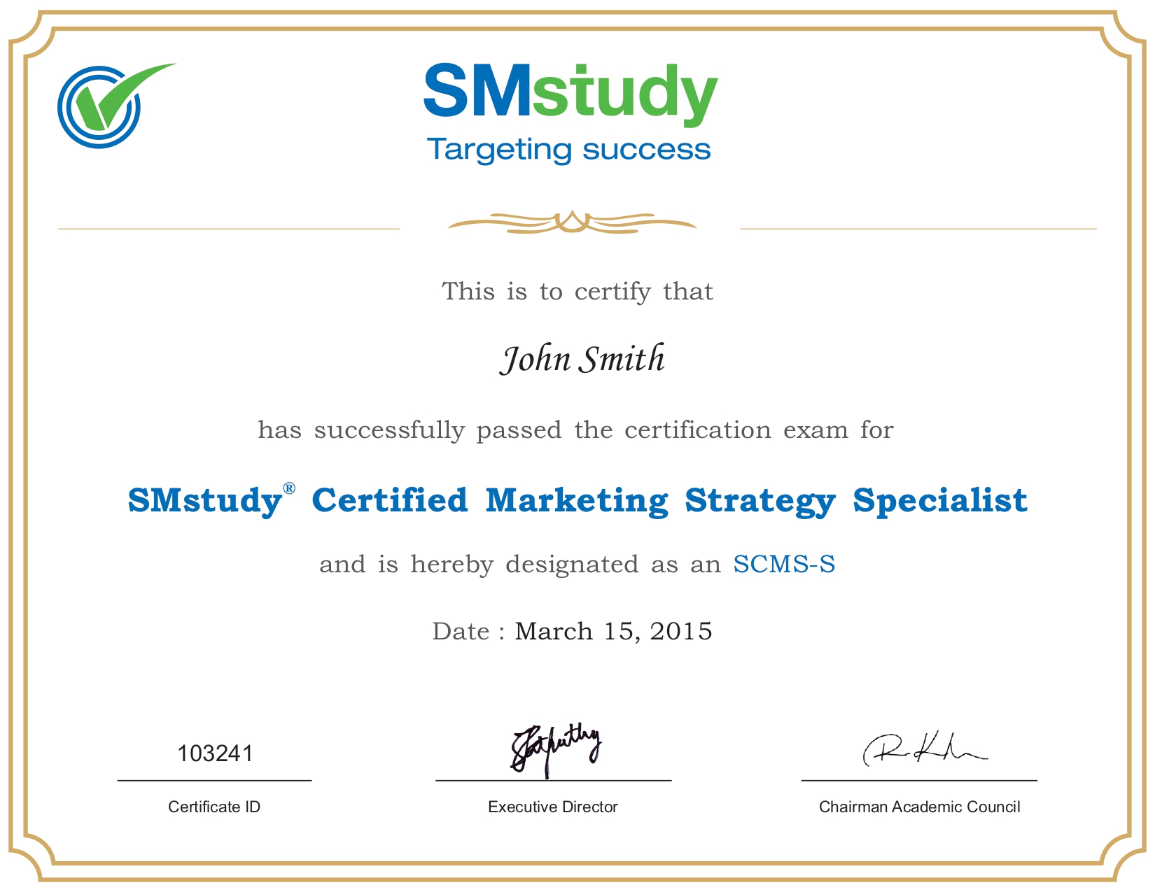 Certification Image